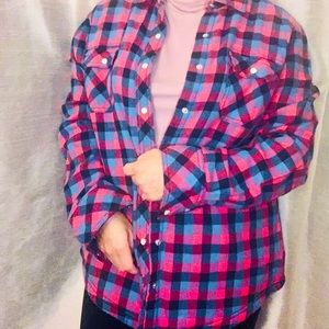 BC clothing checkered long sleeve